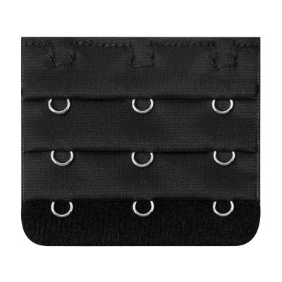NHBT ZX 3PCS Bra Extender for Women's Elastic Bra Extension Strap Hook Clip Expander Adjustable Belt Buckle Underwear Extend Adjust T917 (Color : Black 02)