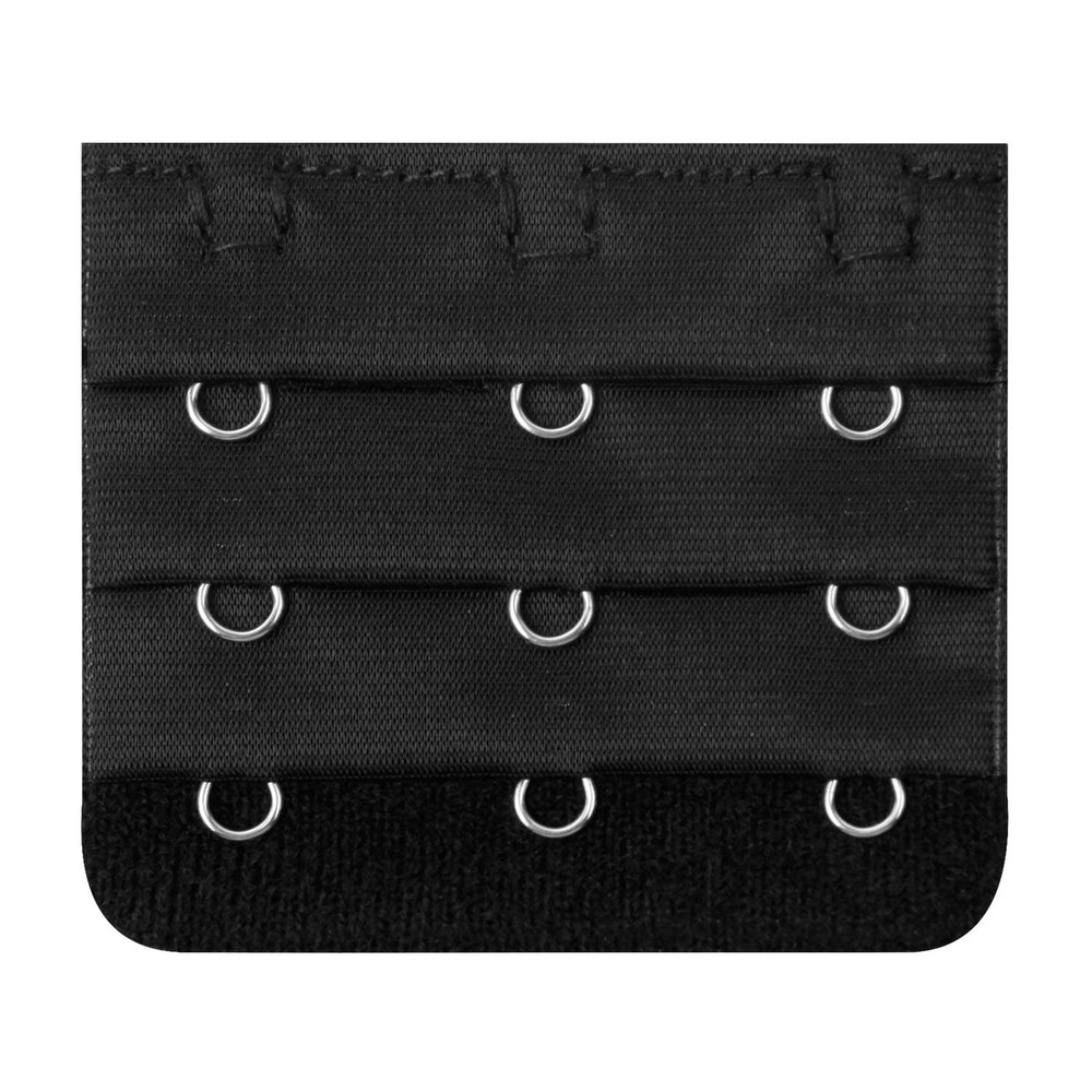NHBT ZX 3PCS Bra Extender for Women's Elastic Bra Extension Strap Hook Clip Expander Adjustable Belt Buckle Underwear Extend Adjust T917 (Color : Black 02)