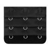 NHBT ZX 3PCS Bra Extender for Women's Elastic Bra Extension Strap Hook Clip Expander Adjustable Belt Buckle Underwear Extend Adjust T917 (Color : Black 02) view 1