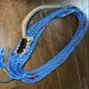 Bull Rope Blue Poly Jr Bull 9x7 LH 7/8" x 1" Soft - EPT Bull Ropes Riding Rope 14' view 1