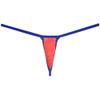 Botmois Men's See-through Bikini Tangas Light Lace String Thong Underwear Pouch T-back Minimal Coverage Male Underpants Orange Red XL view 1