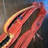 Bull Rope Red Poly Jr Bull 9x7 LH 7/8" x 1" Soft - EPT Bull Ropes Riding Rope 14' view 3