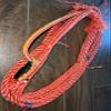 Bull Rope Red Poly Jr Bull 9x7 RH 7/8" x 1" Soft - EPT Bull Ropes Riding Rope 14' view 1