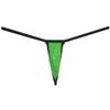 Botmois Men's See-through Bikini Tangas Light Lace String Thong Underwear Pouch T-back Minimal Coverage Male Underpants 3-Pack(Light Green,Pink,White) M view 3