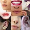 20G Horseshoe Septum Nose Nostril Ring Hoop, 7 Pairs Circular Curved Barbell Externally Threaded, Silver Small Body Piercing Jewelry Set for Lip Eyebrow Nipple Belly labret Daith Tragus Helix Cartilage Rook Multiple Piercing Smiley ( Ball 6MM - 14MM) view 3