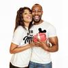 Matching Shirts for Couples His Her Couples Love Shirt Men's Women MM T-Shirts Set Husband Wife Outfits 2 Women XXL/Men S White view 2