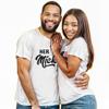 Matching Shirts for Couples His Her Couples Love Shirt Men's Women MM T-Shirts Set Husband Wife Outfits 2 Women XXL/Men S White view 3