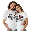 Matching Shirts for Couples His Her Couples Love Shirt Men's Women MM T-Shirts Set Husband Wife Outfits 2 Women XXL/Men S White view 4