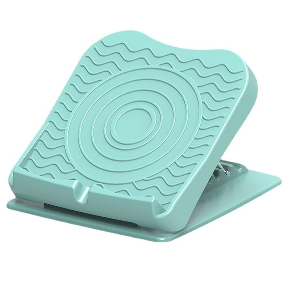 LTLCLZ 5Gear Anti Slip Adjustable Foot Calf Stretcher Incline Board Portable Multi Function Exercise Fitness Pedal Stretcher for Unisex,Green