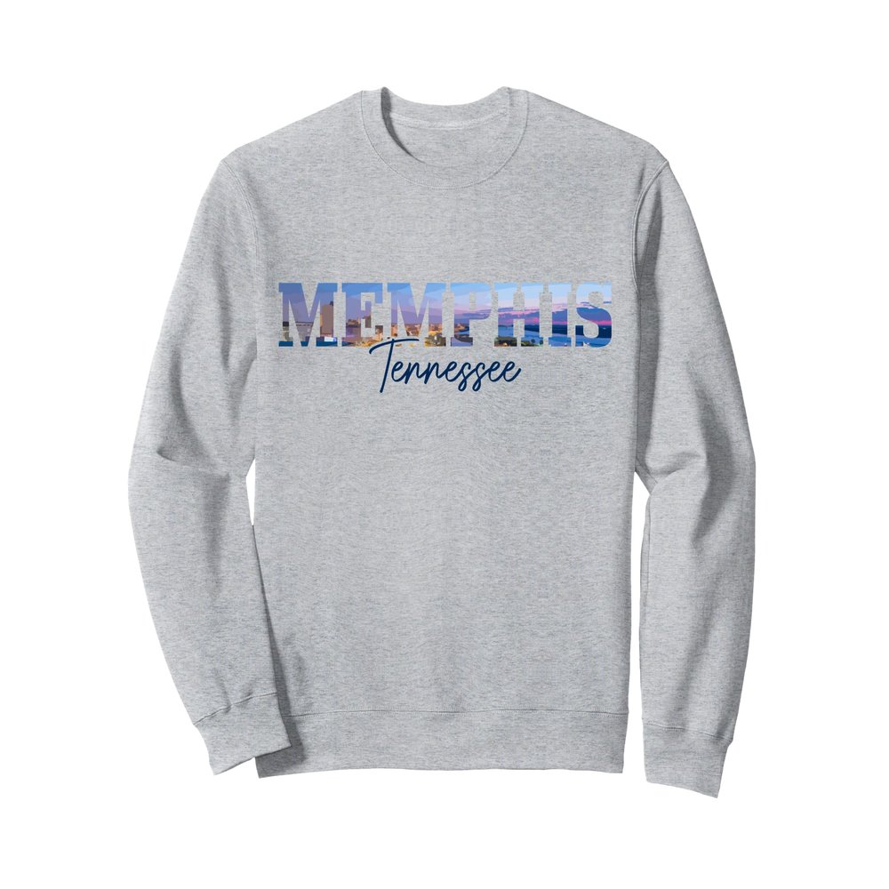 Memphis Tennessee Skyline Vintage Sweatshirt