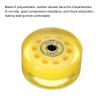 PATIKIL 32 x 58mm Roller Skate Wheels with Bearings, 4 Pack 82A Quad Skate Replacement for Double Row Skate Skateboard Indoor or Outdoor, Shine Yellow view 4