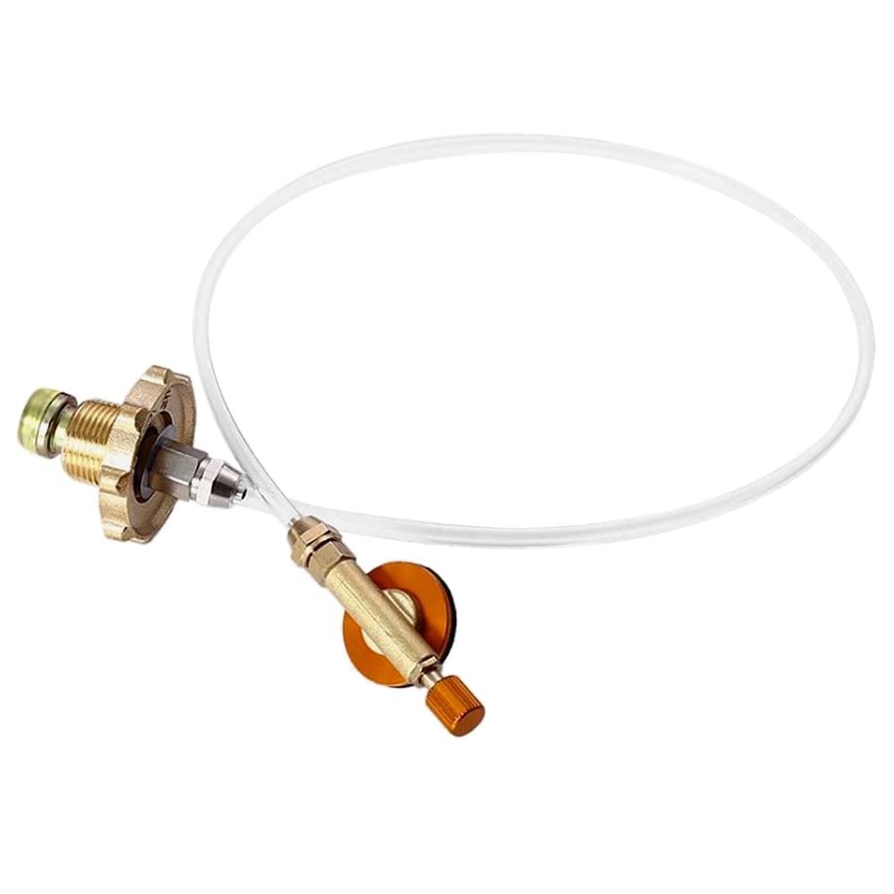 Lixada Outdoor Camping Gas Stove Adapter Gas Tank Refilling Pipe Gas Stove Accessories