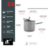 FINJAN Backpack Cooking Kit Camping Set Ultralight for 2 People, EX Easy Store Coffee Pot, Portable Travel Burner Stove, Water Resistant Case. Small Light Compact for Boiling Water Coffee Tea. view 4