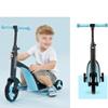 Kick Scooter for Kids, Scooter- Foldable Adjustable Height Easy Turning Wheel Scooter Kids Boys Girls Flashing (Color : Yellow) (Color : Blue) view 4