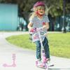 Kick Scooter for Kids, Kick Scooter for Adults, Teens | Foldable, Lightweight w/Wheel Bearings | Height-Adjustable, 220LB Max Load (Color : Blue) (Color : Pink) view 3