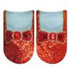 Funny Socks for Men & Women - Classics & Grippy - Fun Gag Gifts for Adults - Women's Ruby Slippers view 2