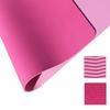 POCO DIVO Dual-layer TPE Yoga Mat, All-purpose Floor Exercise Mats, Pilate Fitness Workout Protection, 6mm Reversible Durable Elasticity Thick Foam Flooring, Pink-Magenta view 2