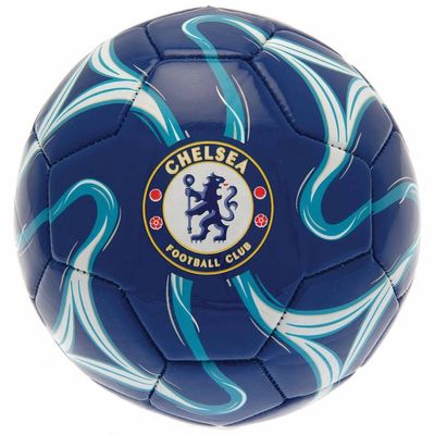 Chelsea FC Crest Soccer Ball (5) (Blue/White), Blue/White, 5