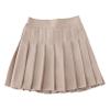 winying Kids Girls Fashion Plaid Pleated High-Waist A-line Skirt Dance Skirt Daily Schoogirls Uniform Dress Khaki A 10-11 Years view 1