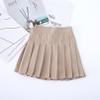winying Kids Girls Fashion Plaid Pleated High-Waist A-line Skirt Dance Skirt Daily Schoogirls Uniform Dress Khaki A 10-11 Years view 3