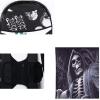 WEALTHY73 Portable Veneer Protective Cover All-Around Snowboard Bag Ski Equipment Storage Bag SBR Elastic Fabric Waterproof and Wear-Resistant,Skull,160CM view 4