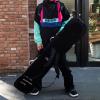 WEALTHY73 Portable Snowboard Bag Single Board Protective Cover Multi-Functional Storage Bag Snowboard Bag Ski Equipment Wear-Resistant Rubber,Purple,140CM view 4