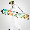 WEALTHY73 Portable Snowboard Bag Snowboard Protector One Shoulder Ski Equipment Storage Bag SBR Rubber Waterproof Wear-Resistant Fabric,Black,160CM view 2