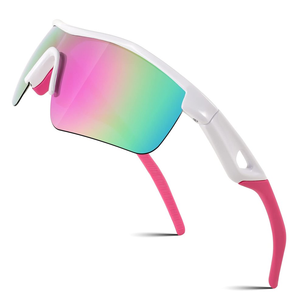 FEISEDY Kids Teens Baseball Polarized Sunglasses Sports TR90 Frame Boys Girls Cycling B2454