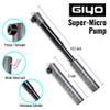 GIYO Small Bike tire Pump Schrader & Presta Valve for MTB 80 PSI Telescopic Barrel All Metal CNC Portable Mini Bike Pump Secure Valve Lock for Easy Pumping | Taiwan Made GM043 view 3