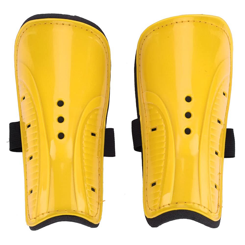 HERCHR Soccer Shin Guards, Soccer Shin Guards Protective Shin Pads Gear for Young Kids Adults(Yellow)
