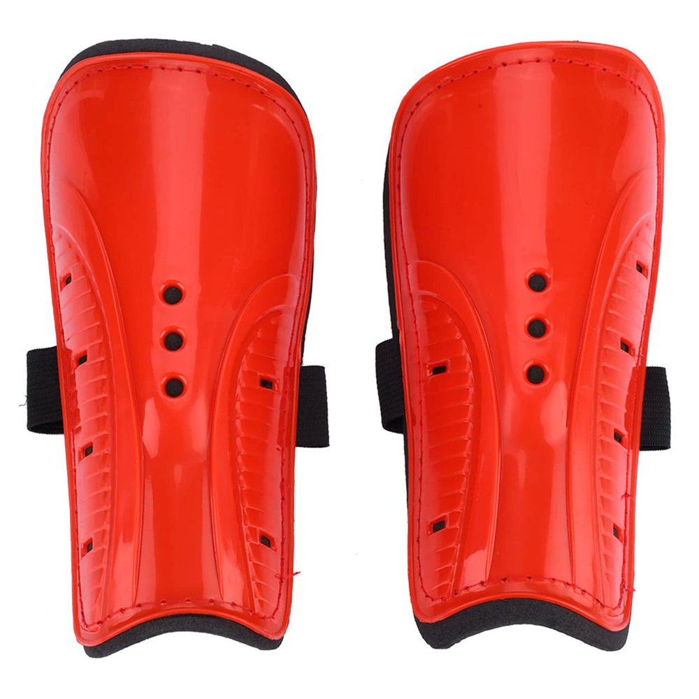 HERCHR Soccer Shin Guards, Soccer Shin Guards Protective Shin Pads Gear for Young Kids Adults(red)