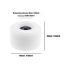 Create idea 4PCS Roller Skates Wheels 54mm Diameter 80A Hardness Quad Skates Rechange Wheels with ABEC-9 608RS Bearings Replacement Wheels White view 4
