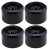 Create Idea 4PCS Roller Skates Wheels, 54mm Diameter, 80A Hardness, Quad Skates Replacement Wheels, Black, ABEC-9 Bearings, 4 Pack view 1