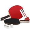 ZTTENLLY Ping Pong Paddles with Balls - Better Control & Sticky Inverted Rubber - Table Tennis Paddles Set of 2 for Indoor & Outdoor Games view 1