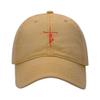 Baseball Cap Men Cross Faith Embroidered Washed Cotton Dad Hat Baseball Caps (Khaki,7 5/8) view 1