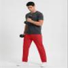 Boladeci Fishing Casual Pants for Men Lightweight Lounge Hiking Stretch Quick Dry Breathable Poylester Summer Travel Camping Sweatpants with Drawstrings Red 36 view 3