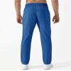 Boladeci Mens Lightweight Hiking Pants Quick Dry Stretch Breathable Elastic Waist Sun Protection Polyester Water Resistant Sweatpants for Men Blue 32 view 4