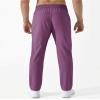Boladeci Mens Summer Lightweight Sweatpants Hiking Quick Dry Elastic Waist Fishing Casual Lounge Jogger Workout UV Protection Pants for Men Purple 40 view 4
