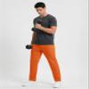 Boladeci Lightweight Pants for Summer Sweatpants Quick Dry Elastic Waist Drawstring Casual Workout Athletic Joggers with Pockets Lounge Travel Fishing Gym Hiking Pants Orange 38 view 3