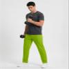 Boladeci Fishing Casual Pants for Men Lightweight Lounge Hiking Stretch Quick Dry Breathable Poylester Summer Travel Camping Sweatpants with Drawstrings Green 40 view 3