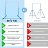 Gymnastics Bar for Kids Ages 3-15 | Sturdy Steel Home Gym, Adjustable Height (3 to 5 ft) with Anti-Slip Base, Easy Assembly view 2
