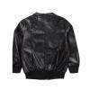 Dkygxwt Boys Leather Jacket Toddler Kids Long Sleeve Faux Leather Zipper Jacket Spring Autumn Lightweight PU Coat Clothes Black view 3