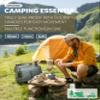 UPWOIGH Camping Water Container, 8.2 Gallon Water Jug(17.2x14.6x9.9 in), Truly No Leakage Water Storage, Big Green Water Tank,BPA Free Portable Emergency Water Storage for Camping, Hiking,Hurricane view 2