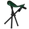 Airshi Camping Tripod Stool, Safe Ergonomic Design Multipurpose Lightweight Camping Tripod Seat High Load Bearing Capacity for Camping for Travel (Green) view 3