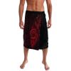 Tonga Samoan Polynesian Printing Sarong Lavalava Custom Island Wear Wrap Skirt Ie Faitaga Men Printing Beach Sarong Clothes view 1