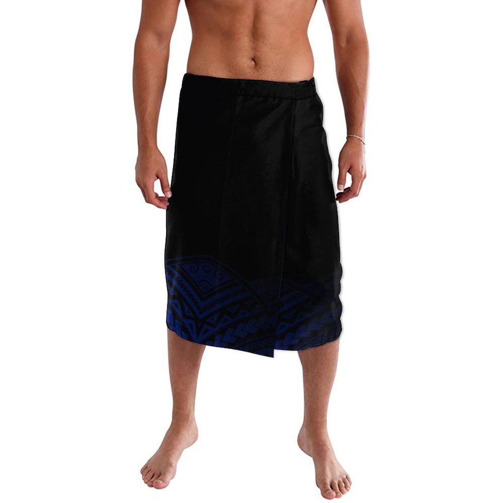 Tonga Samoan Polynesian Printing Sarong Lavalava Custom Island Wear Wrap Skirt Ie Faitaga Men Printing Beach Sarong Clothes