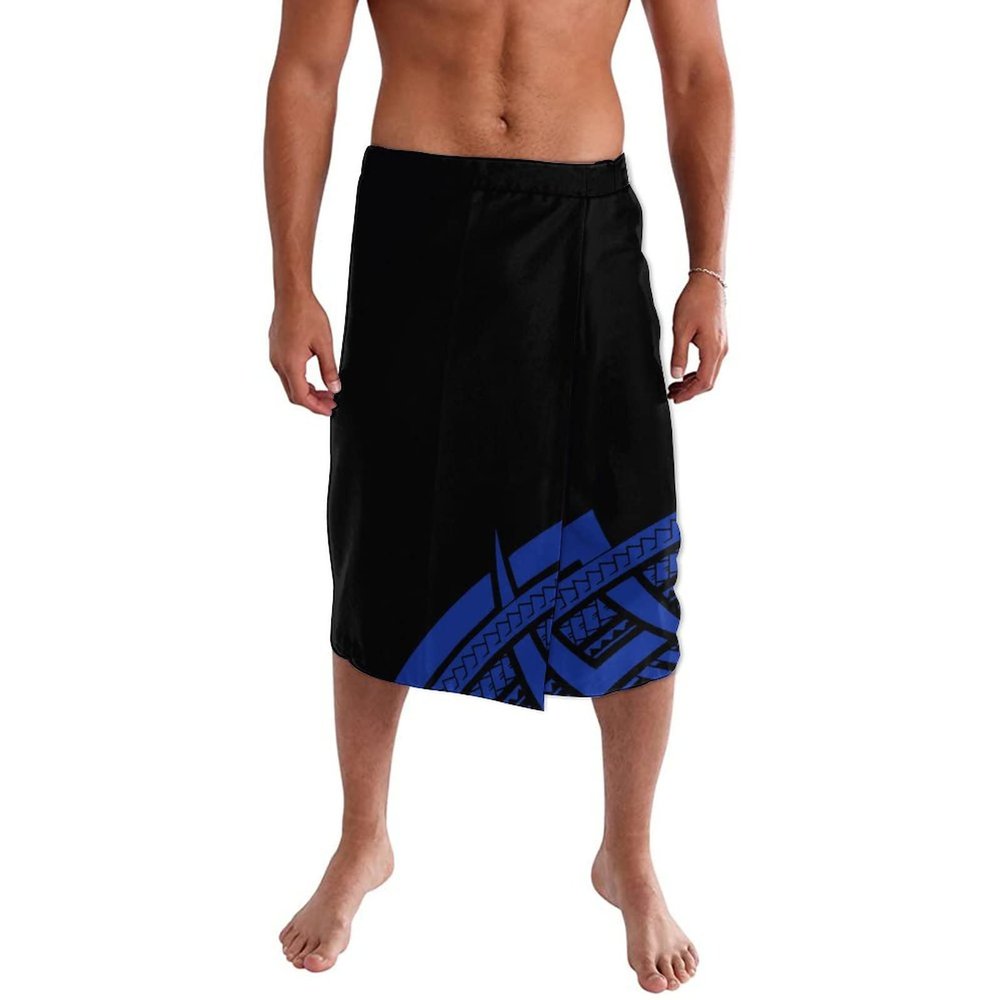 Tonga Samoan Polynesian Printing Sarong Lavalava Custom Island Wear Wrap Skirt Ie Faitaga Men Printing Beach Sarong Clothes