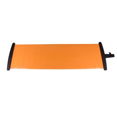 JENPECH Slide Board - at-Home Cardio Workout to Tone Legs, Glutes, & Core Muscles - Workout Board for Fitness Training and Therapy with Shoe Booties Dark Orange