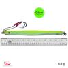 Glow Fish WOW! 500g Speed Knife jig 17.5oz Fishing Vertical Trolling Jigging Fast Fall Metal Flat Bait with Two Assist Hook Big Game Lure view 2