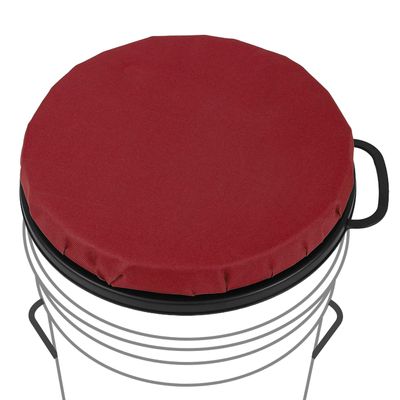 ZAIXIA 5 Gallon Bucket Seat, 360-Degree Swivel Seat Foam Cushion Bucket Seat Lid with Waterproof Cover for Dove Duck Hunting, Fishing, Baseball, Gardening and Camping